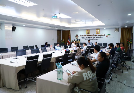 ภาพกิจกรรม  คณะวิทยาศาสตร์และเทคโนโลยี จัดกิจกรรมการปฐมนิเทศน์พนักงานมหาวิทยาลัยใหม่