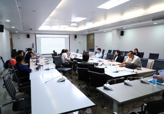 ภาพกิจกรรม  คณะวิทยาศาสตร์และเทคโนโลยี จัดกิจกรรมการปฐมนิเทศน์พนักงานมหาวิทยาลัยใหม่