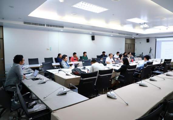 ภาพกิจกรรม  คณะวิทยาศาสตร์และเทคโนโลยี จัดกิจกรรมการปฐมนิเทศน์พนักงานมหาวิทยาลัยใหม่