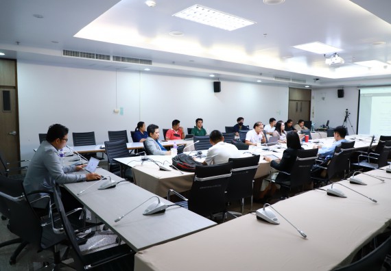 ภาพกิจกรรม  คณะวิทยาศาสตร์และเทคโนโลยี จัดกิจกรรมการปฐมนิเทศน์พนักงานมหาวิทยาลัยใหม่