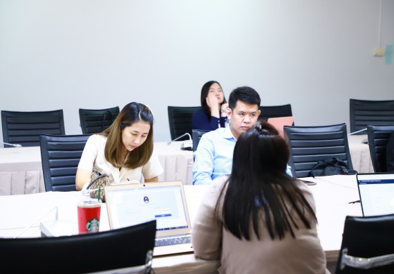 ภาพกิจกรรม  คณะวิทยาศาสตร์และเทคโนโลยี จัดกิจกรรมการปฐมนิเทศน์พนักงานมหาวิทยาลัยใหม่