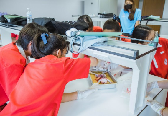 ภาพกิจกรรม   คณะวิทยาศาสตร์และเทคโนโลยี มหาวิทยาลัยราชภัฏกำแพงเพชร ร่วมกับโรงเรียนกำแพงเพชรพิทยาคม จัดโครงการค่ายวิทยาศาสตร์นักเรียนห้องเรียนพิเศษ