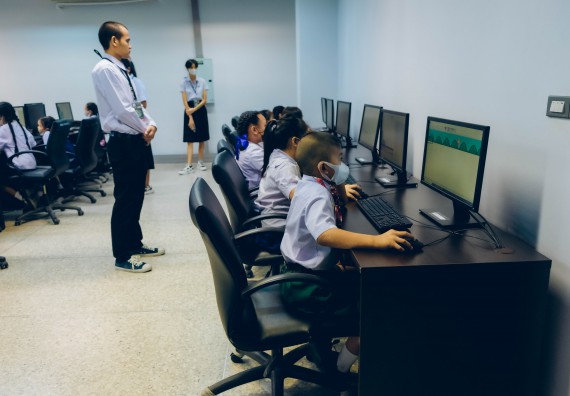 ภาพกิจกรรม   คณะวิทยาศาสตร์และเทคโนโลยี จัดการแข่งขันวาดภาพด้วยโปรแกรม Paint ระดับประถมศึกษาตอนต้น ประถมศึกษาตอนปลาย งานสัปดาห์วิทยาศาสตร์แห่งชาติ ส่วนภูมิภาค ประจำปี 2566