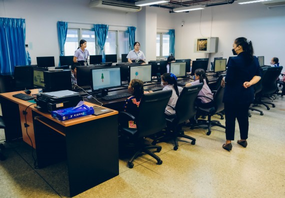 ภาพกิจกรรม   คณะวิทยาศาสตร์และเทคโนโลยี จัดการแข่งขันวาดภาพด้วยโปรแกรม Paint ระดับประถมศึกษาตอนต้น ประถมศึกษาตอนปลาย งานสัปดาห์วิทยาศาสตร์แห่งชาติ ส่วนภูมิภาค ประจำปี 2566