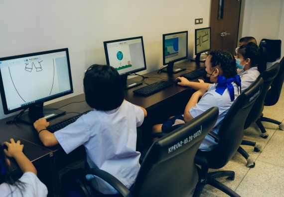 ภาพกิจกรรม   คณะวิทยาศาสตร์และเทคโนโลยี จัดการแข่งขันวาดภาพด้วยโปรแกรม Paint ระดับประถมศึกษาตอนต้น ประถมศึกษาตอนปลาย งานสัปดาห์วิทยาศาสตร์แห่งชาติ ส่วนภูมิภาค ประจำปี 2566