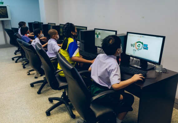 ภาพกิจกรรม   คณะวิทยาศาสตร์และเทคโนโลยี จัดการแข่งขันวาดภาพด้วยโปรแกรม Paint ระดับประถมศึกษาตอนต้น ประถมศึกษาตอนปลาย งานสัปดาห์วิทยาศาสตร์แห่งชาติ ส่วนภูมิภาค ประจำปี 2566