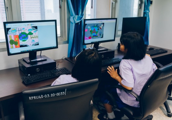 ภาพกิจกรรม   คณะวิทยาศาสตร์และเทคโนโลยี จัดการแข่งขันวาดภาพด้วยโปรแกรม Paint ระดับประถมศึกษาตอนต้น ประถมศึกษาตอนปลาย งานสัปดาห์วิทยาศาสตร์แห่งชาติ ส่วนภูมิภาค ประจำปี 2566