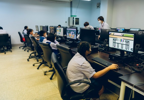 ภาพกิจกรรม   คณะวิทยาศาสตร์และเทคโนโลยี จัดการแข่งขันวาดภาพด้วยโปรแกรม Paint ระดับประถมศึกษาตอนต้น ประถมศึกษาตอนปลาย งานสัปดาห์วิทยาศาสตร์แห่งชาติ ส่วนภูมิภาค ประจำปี 2566