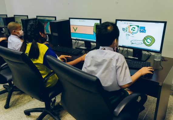 ภาพกิจกรรม   คณะวิทยาศาสตร์และเทคโนโลยี จัดการแข่งขันวาดภาพด้วยโปรแกรม Paint ระดับประถมศึกษาตอนต้น ประถมศึกษาตอนปลาย งานสัปดาห์วิทยาศาสตร์แห่งชาติ ส่วนภูมิภาค ประจำปี 2566