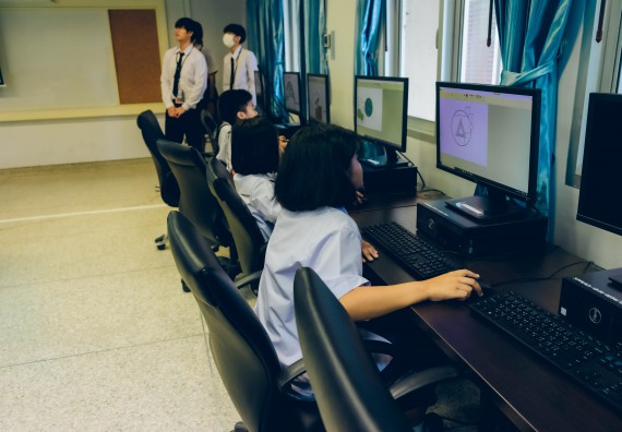 ภาพกิจกรรม   คณะวิทยาศาสตร์และเทคโนโลยี จัดการแข่งขันวาดภาพด้วยโปรแกรม Paint ระดับประถมศึกษาตอนต้น ประถมศึกษาตอนปลาย งานสัปดาห์วิทยาศาสตร์แห่งชาติ ส่วนภูมิภาค ประจำปี 2566