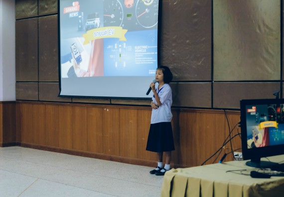 ภาพกิจกรรม   คณะวิทยาศาสตร์และเทคโนโลยี จัดการแข่งขันการพูดทางวิทยาศาสตร์ ระดับประถมศึกษา มัธยมศึกษาตอนต้น มัธยมศึกษาตอนปลาย งานสัปดาห์วิทยาศาสตร์แห่งชาติ ส่วนภูมิภาค ประจำปี 2566