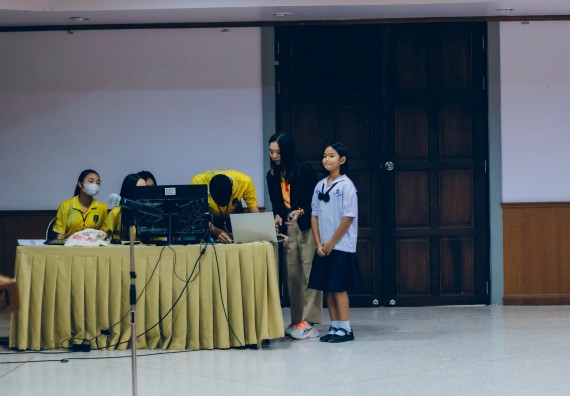 ภาพกิจกรรม   คณะวิทยาศาสตร์และเทคโนโลยี จัดการแข่งขันการพูดทางวิทยาศาสตร์ ระดับประถมศึกษา มัธยมศึกษาตอนต้น มัธยมศึกษาตอนปลาย งานสัปดาห์วิทยาศาสตร์แห่งชาติ ส่วนภูมิภาค ประจำปี 2566