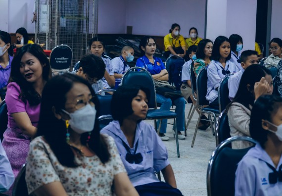 ภาพกิจกรรม   คณะวิทยาศาสตร์และเทคโนโลยี จัดการแข่งขันการพูดทางวิทยาศาสตร์ ระดับประถมศึกษา มัธยมศึกษาตอนต้น มัธยมศึกษาตอนปลาย งานสัปดาห์วิทยาศาสตร์แห่งชาติ ส่วนภูมิภาค ประจำปี 2566