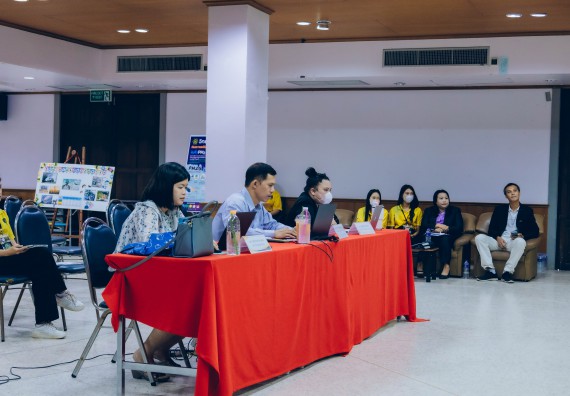 ภาพกิจกรรม   คณะวิทยาศาสตร์และเทคโนโลยี จัดการแข่งขันการพูดทางวิทยาศาสตร์ ระดับประถมศึกษา มัธยมศึกษาตอนต้น มัธยมศึกษาตอนปลาย งานสัปดาห์วิทยาศาสตร์แห่งชาติ ส่วนภูมิภาค ประจำปี 2566