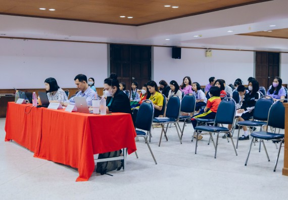 ภาพกิจกรรม   คณะวิทยาศาสตร์และเทคโนโลยี จัดการแข่งขันการพูดทางวิทยาศาสตร์ ระดับประถมศึกษา มัธยมศึกษาตอนต้น มัธยมศึกษาตอนปลาย งานสัปดาห์วิทยาศาสตร์แห่งชาติ ส่วนภูมิภาค ประจำปี 2566