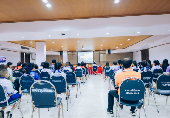 ภาพกิจกรรม   คณะวิทยาศาสตร์และเทคโนโลยี จัดการแข่งขันการพูดทางวิทยาศาสตร์ ระดับประถมศึกษา มัธยมศึกษาตอนต้น มัธยมศึกษาตอนปลาย งานสัปดาห์วิทยาศาสตร์แห่งชาติ ส่วนภูมิภาค ประจำปี 2566