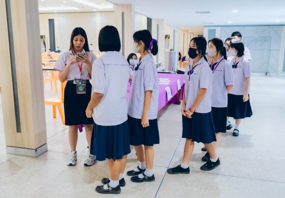ภาพกิจกรรม   คณะวิทยาศาสตร์และเทคโนโลยี การแข่งขันตอบปัญหาคณิตศาสตร์ ระดับประถมศึกษาตอนปลาย มัธยมศึกษาตอนต้น งานสัปดาห์วิทยาศาสตร์แห่งชาติ ส่วนภูมิภาค ประจำปี 2566