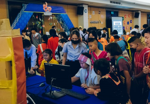 ภาพกิจกรรม  คณะวิทยาศาสตร์และเทคโนโลยี จัดนิทรรศการและกิจกรรมด้านวิทยาศาสตร์ เทคโนโลยีและนวัตกรรม (วทน.)  งานสัปดาห์วิทยาศาสตร์แห่งชาติ ส่วนภูมิภาค ประจำปี 2566