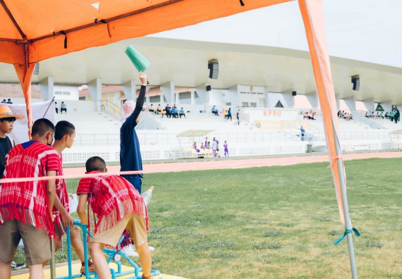 ภาพกิจกรรม  คณะวิทยาศาสตร์และเทคโนโลยี จัดการแข่งขันจรวดขวดน้ำ ระดับประถมศึกษา มัธยมศึกษาตอนต้น มัธยมศึกษาตอนปลาย งานสัปดาห์วิทยาศาสตร์แห่งชาติ ส่วนภูมิภาค ประจำปี 2566