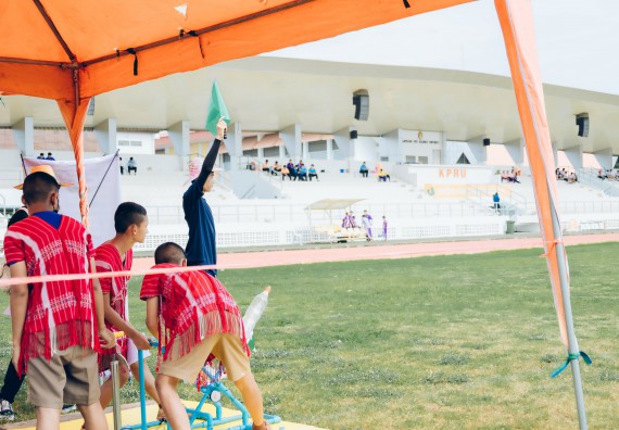 ภาพกิจกรรม  คณะวิทยาศาสตร์และเทคโนโลยี จัดการแข่งขันจรวดขวดน้ำ ระดับประถมศึกษา มัธยมศึกษาตอนต้น มัธยมศึกษาตอนปลาย งานสัปดาห์วิทยาศาสตร์แห่งชาติ ส่วนภูมิภาค ประจำปี 2566