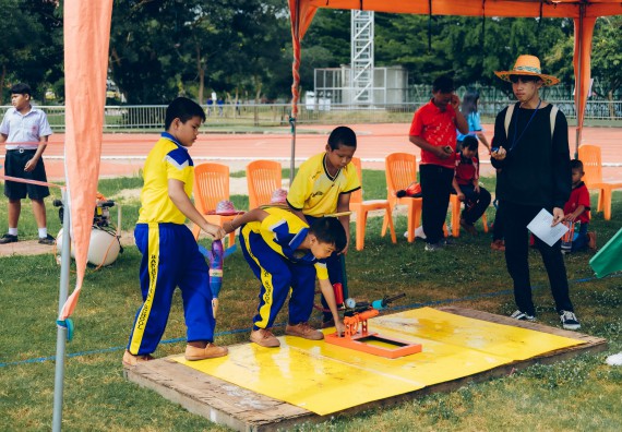 ภาพกิจกรรม  คณะวิทยาศาสตร์และเทคโนโลยี จัดการแข่งขันจรวดขวดน้ำ ระดับประถมศึกษา มัธยมศึกษาตอนต้น มัธยมศึกษาตอนปลาย งานสัปดาห์วิทยาศาสตร์แห่งชาติ ส่วนภูมิภาค ประจำปี 2566