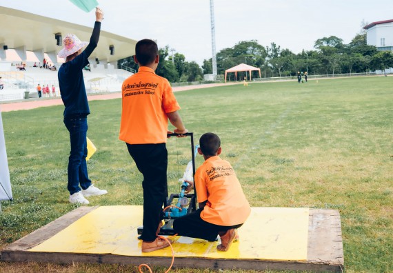 ภาพกิจกรรม  คณะวิทยาศาสตร์และเทคโนโลยี จัดการแข่งขันจรวดขวดน้ำ ระดับประถมศึกษา มัธยมศึกษาตอนต้น มัธยมศึกษาตอนปลาย งานสัปดาห์วิทยาศาสตร์แห่งชาติ ส่วนภูมิภาค ประจำปี 2566