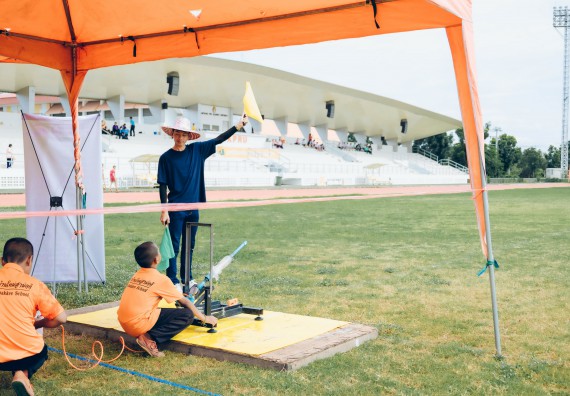 ภาพกิจกรรม  คณะวิทยาศาสตร์และเทคโนโลยี จัดการแข่งขันจรวดขวดน้ำ ระดับประถมศึกษา มัธยมศึกษาตอนต้น มัธยมศึกษาตอนปลาย งานสัปดาห์วิทยาศาสตร์แห่งชาติ ส่วนภูมิภาค ประจำปี 2566