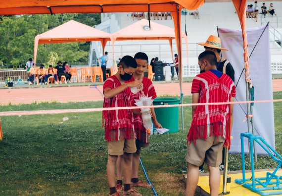 ภาพกิจกรรม  คณะวิทยาศาสตร์และเทคโนโลยี จัดการแข่งขันจรวดขวดน้ำ ระดับประถมศึกษา มัธยมศึกษาตอนต้น มัธยมศึกษาตอนปลาย งานสัปดาห์วิทยาศาสตร์แห่งชาติ ส่วนภูมิภาค ประจำปี 2566