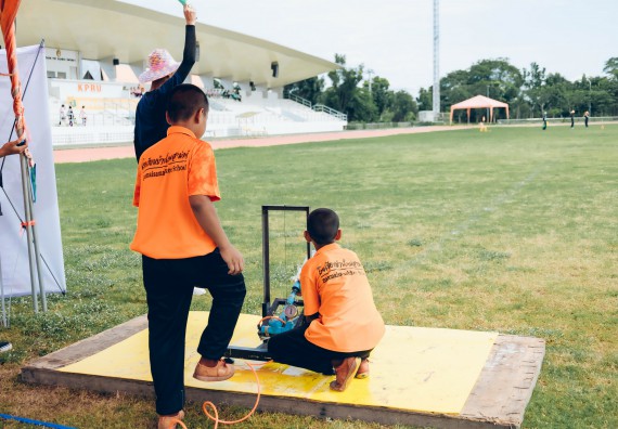 ภาพกิจกรรม  คณะวิทยาศาสตร์และเทคโนโลยี จัดการแข่งขันจรวดขวดน้ำ ระดับประถมศึกษา มัธยมศึกษาตอนต้น มัธยมศึกษาตอนปลาย งานสัปดาห์วิทยาศาสตร์แห่งชาติ ส่วนภูมิภาค ประจำปี 2566