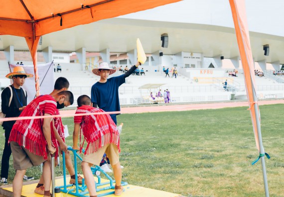 ภาพกิจกรรม  คณะวิทยาศาสตร์และเทคโนโลยี จัดการแข่งขันจรวดขวดน้ำ ระดับประถมศึกษา มัธยมศึกษาตอนต้น มัธยมศึกษาตอนปลาย งานสัปดาห์วิทยาศาสตร์แห่งชาติ ส่วนภูมิภาค ประจำปี 2566