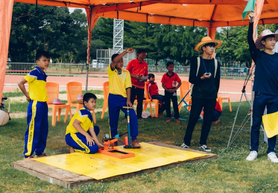 ภาพกิจกรรม  คณะวิทยาศาสตร์และเทคโนโลยี จัดการแข่งขันจรวดขวดน้ำ ระดับประถมศึกษา มัธยมศึกษาตอนต้น มัธยมศึกษาตอนปลาย งานสัปดาห์วิทยาศาสตร์แห่งชาติ ส่วนภูมิภาค ประจำปี 2566