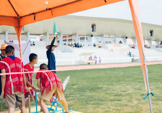 ภาพกิจกรรม  คณะวิทยาศาสตร์และเทคโนโลยี จัดการแข่งขันจรวดขวดน้ำ ระดับประถมศึกษา มัธยมศึกษาตอนต้น มัธยมศึกษาตอนปลาย งานสัปดาห์วิทยาศาสตร์แห่งชาติ ส่วนภูมิภาค ประจำปี 2566