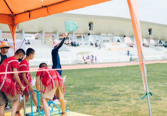 ภาพกิจกรรม  คณะวิทยาศาสตร์และเทคโนโลยี จัดการแข่งขันจรวดขวดน้ำ ระดับประถมศึกษา มัธยมศึกษาตอนต้น มัธยมศึกษาตอนปลาย งานสัปดาห์วิทยาศาสตร์แห่งชาติ ส่วนภูมิภาค ประจำปี 2566