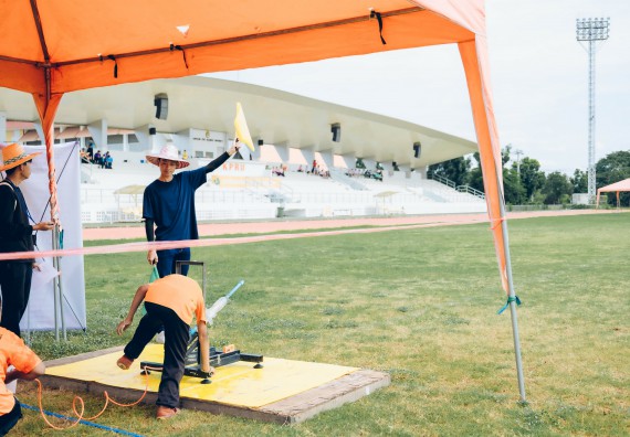 ภาพกิจกรรม  คณะวิทยาศาสตร์และเทคโนโลยี จัดการแข่งขันจรวดขวดน้ำ ระดับประถมศึกษา มัธยมศึกษาตอนต้น มัธยมศึกษาตอนปลาย งานสัปดาห์วิทยาศาสตร์แห่งชาติ ส่วนภูมิภาค ประจำปี 2566