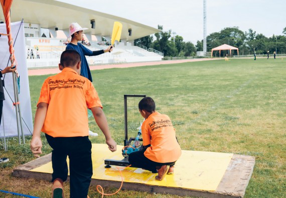 ภาพกิจกรรม  คณะวิทยาศาสตร์และเทคโนโลยี จัดการแข่งขันจรวดขวดน้ำ ระดับประถมศึกษา มัธยมศึกษาตอนต้น มัธยมศึกษาตอนปลาย งานสัปดาห์วิทยาศาสตร์แห่งชาติ ส่วนภูมิภาค ประจำปี 2566