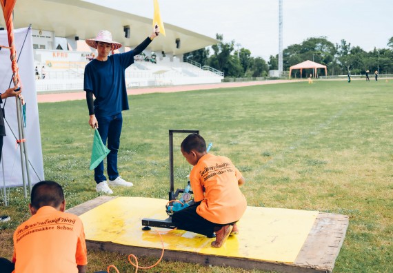 ภาพกิจกรรม  คณะวิทยาศาสตร์และเทคโนโลยี จัดการแข่งขันจรวดขวดน้ำ ระดับประถมศึกษา มัธยมศึกษาตอนต้น มัธยมศึกษาตอนปลาย งานสัปดาห์วิทยาศาสตร์แห่งชาติ ส่วนภูมิภาค ประจำปี 2566