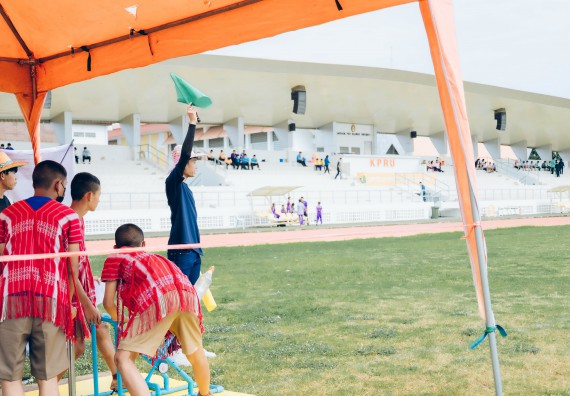 ภาพกิจกรรม  คณะวิทยาศาสตร์และเทคโนโลยี จัดการแข่งขันจรวดขวดน้ำ ระดับประถมศึกษา มัธยมศึกษาตอนต้น มัธยมศึกษาตอนปลาย งานสัปดาห์วิทยาศาสตร์แห่งชาติ ส่วนภูมิภาค ประจำปี 2566