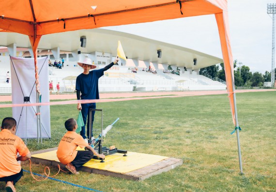 ภาพกิจกรรม  คณะวิทยาศาสตร์และเทคโนโลยี จัดการแข่งขันจรวดขวดน้ำ ระดับประถมศึกษา มัธยมศึกษาตอนต้น มัธยมศึกษาตอนปลาย งานสัปดาห์วิทยาศาสตร์แห่งชาติ ส่วนภูมิภาค ประจำปี 2566