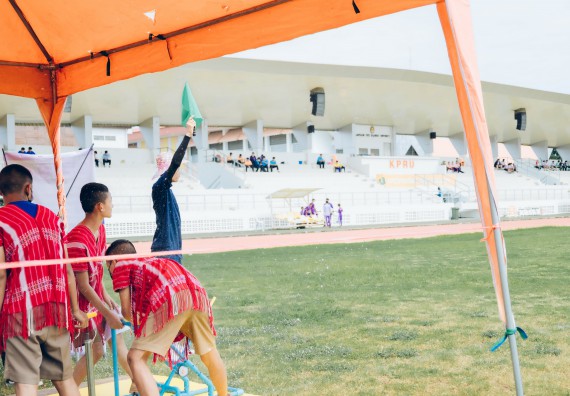 ภาพกิจกรรม  คณะวิทยาศาสตร์และเทคโนโลยี จัดการแข่งขันจรวดขวดน้ำ ระดับประถมศึกษา มัธยมศึกษาตอนต้น มัธยมศึกษาตอนปลาย งานสัปดาห์วิทยาศาสตร์แห่งชาติ ส่วนภูมิภาค ประจำปี 2566