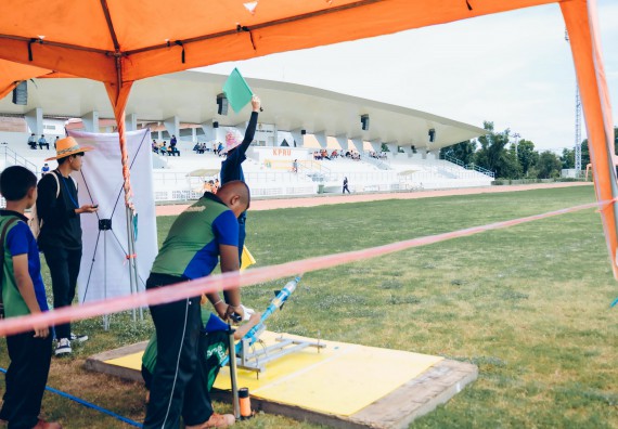 ภาพกิจกรรม  คณะวิทยาศาสตร์และเทคโนโลยี จัดการแข่งขันจรวดขวดน้ำ ระดับประถมศึกษา มัธยมศึกษาตอนต้น มัธยมศึกษาตอนปลาย งานสัปดาห์วิทยาศาสตร์แห่งชาติ ส่วนภูมิภาค ประจำปี 2566