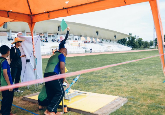 ภาพกิจกรรม  คณะวิทยาศาสตร์และเทคโนโลยี จัดการแข่งขันจรวดขวดน้ำ ระดับประถมศึกษา มัธยมศึกษาตอนต้น มัธยมศึกษาตอนปลาย งานสัปดาห์วิทยาศาสตร์แห่งชาติ ส่วนภูมิภาค ประจำปี 2566