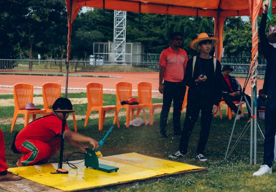 ภาพกิจกรรม  คณะวิทยาศาสตร์และเทคโนโลยี จัดการแข่งขันจรวดขวดน้ำ ระดับประถมศึกษา มัธยมศึกษาตอนต้น มัธยมศึกษาตอนปลาย งานสัปดาห์วิทยาศาสตร์แห่งชาติ ส่วนภูมิภาค ประจำปี 2566