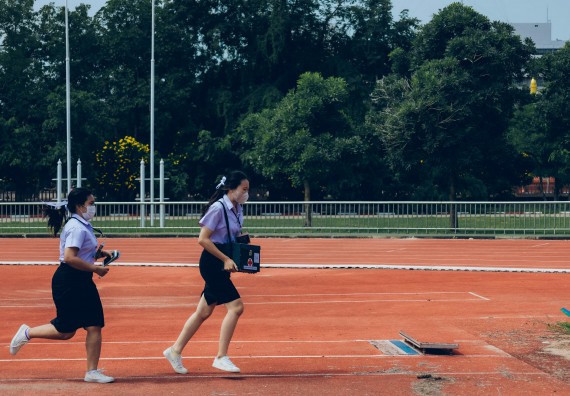 ภาพกิจกรรม  คณะวิทยาศาสตร์และเทคโนโลยี จัดการแข่งขันจรวดขวดน้ำ ระดับประถมศึกษา มัธยมศึกษาตอนต้น มัธยมศึกษาตอนปลาย งานสัปดาห์วิทยาศาสตร์แห่งชาติ ส่วนภูมิภาค ประจำปี 2566