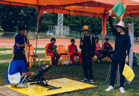 ภาพกิจกรรม  คณะวิทยาศาสตร์และเทคโนโลยี จัดการแข่งขันจรวดขวดน้ำ ระดับประถมศึกษา มัธยมศึกษาตอนต้น มัธยมศึกษาตอนปลาย งานสัปดาห์วิทยาศาสตร์แห่งชาติ ส่วนภูมิภาค ประจำปี 2566