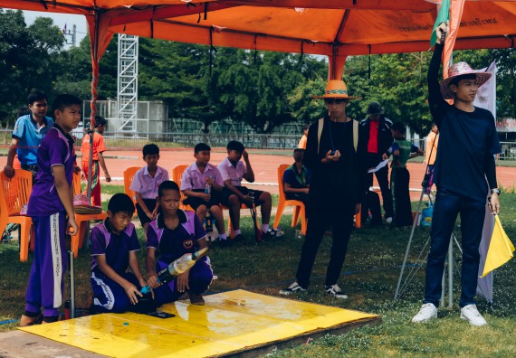 ภาพกิจกรรม  คณะวิทยาศาสตร์และเทคโนโลยี จัดการแข่งขันจรวดขวดน้ำ ระดับประถมศึกษา มัธยมศึกษาตอนต้น มัธยมศึกษาตอนปลาย งานสัปดาห์วิทยาศาสตร์แห่งชาติ ส่วนภูมิภาค ประจำปี 2566