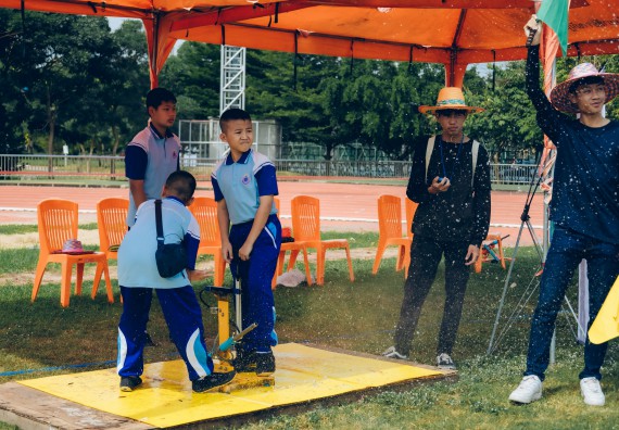 ภาพกิจกรรม  คณะวิทยาศาสตร์และเทคโนโลยี จัดการแข่งขันจรวดขวดน้ำ ระดับประถมศึกษา มัธยมศึกษาตอนต้น มัธยมศึกษาตอนปลาย งานสัปดาห์วิทยาศาสตร์แห่งชาติ ส่วนภูมิภาค ประจำปี 2566