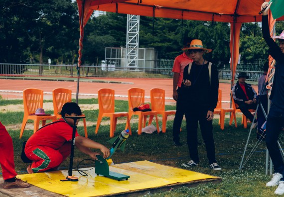 ภาพกิจกรรม  คณะวิทยาศาสตร์และเทคโนโลยี จัดการแข่งขันจรวดขวดน้ำ ระดับประถมศึกษา มัธยมศึกษาตอนต้น มัธยมศึกษาตอนปลาย งานสัปดาห์วิทยาศาสตร์แห่งชาติ ส่วนภูมิภาค ประจำปี 2566