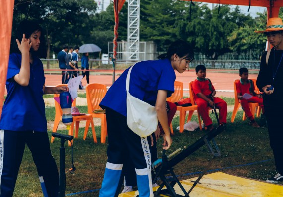 ภาพกิจกรรม  คณะวิทยาศาสตร์และเทคโนโลยี จัดการแข่งขันจรวดขวดน้ำ ระดับประถมศึกษา มัธยมศึกษาตอนต้น มัธยมศึกษาตอนปลาย งานสัปดาห์วิทยาศาสตร์แห่งชาติ ส่วนภูมิภาค ประจำปี 2566