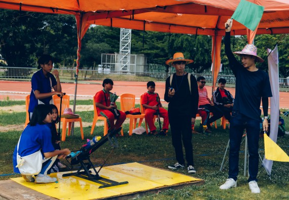 ภาพกิจกรรม  คณะวิทยาศาสตร์และเทคโนโลยี จัดการแข่งขันจรวดขวดน้ำ ระดับประถมศึกษา มัธยมศึกษาตอนต้น มัธยมศึกษาตอนปลาย งานสัปดาห์วิทยาศาสตร์แห่งชาติ ส่วนภูมิภาค ประจำปี 2566