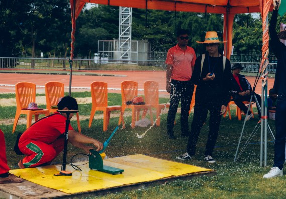 ภาพกิจกรรม  คณะวิทยาศาสตร์และเทคโนโลยี จัดการแข่งขันจรวดขวดน้ำ ระดับประถมศึกษา มัธยมศึกษาตอนต้น มัธยมศึกษาตอนปลาย งานสัปดาห์วิทยาศาสตร์แห่งชาติ ส่วนภูมิภาค ประจำปี 2566